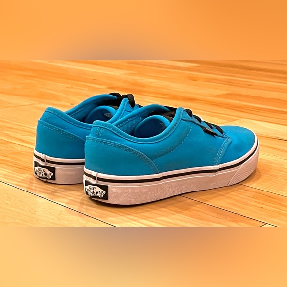 YOUTH VANS SIZE 4–SUPER COOL BLUE—GREAT USED CONDITION—CLEAN—UNISEX 💙💙 - Picture 10 of 13